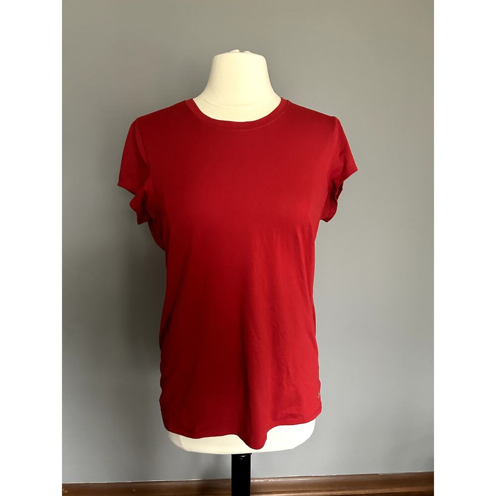 Alo CoolFit Red Women's Work Out Shirt - XXL